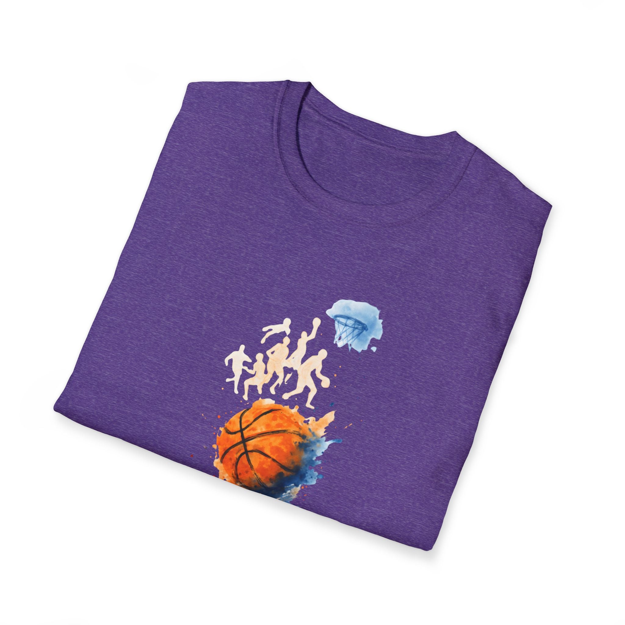 Watercolor basketball scene T-Shirt