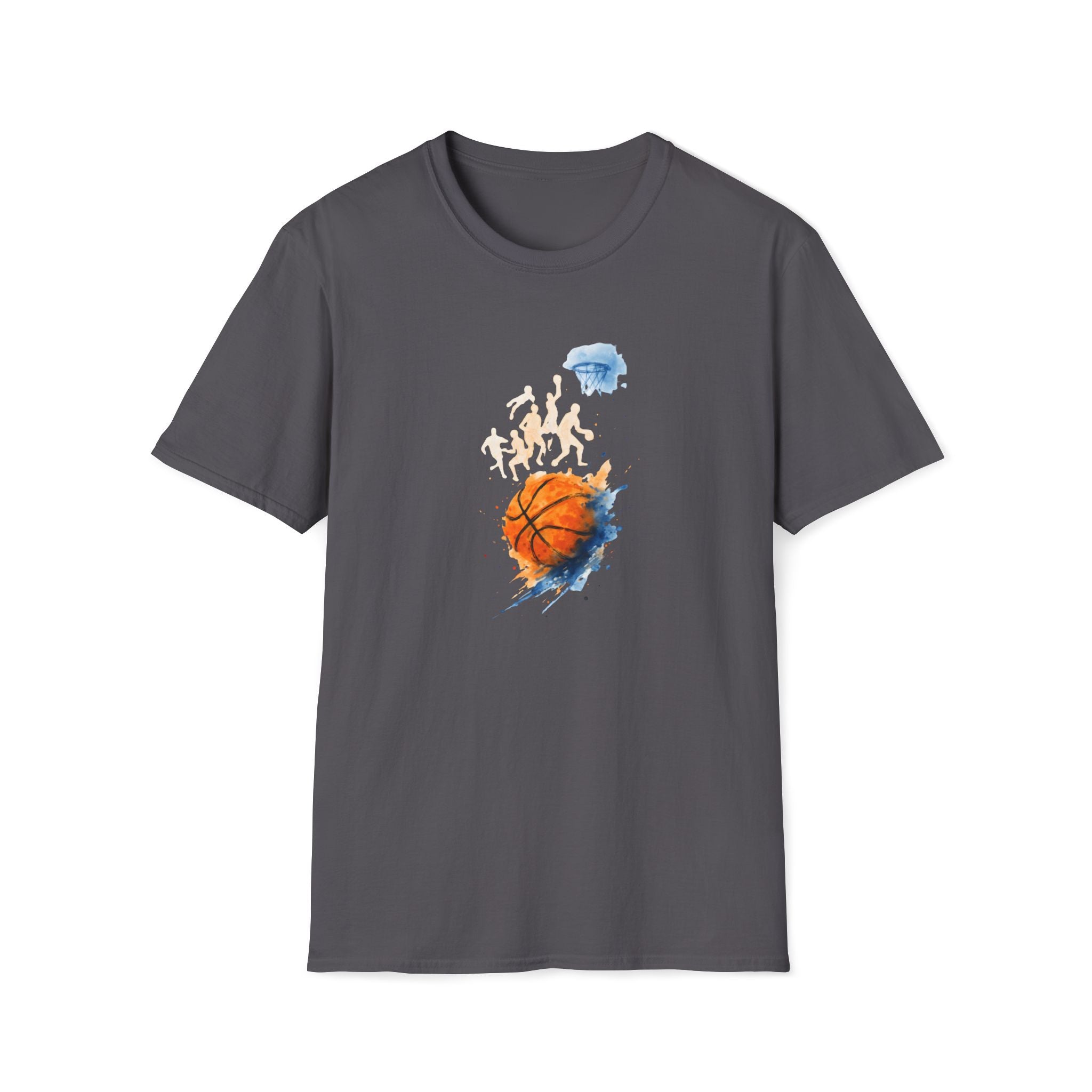 Watercolor basketball scene T-Shirt