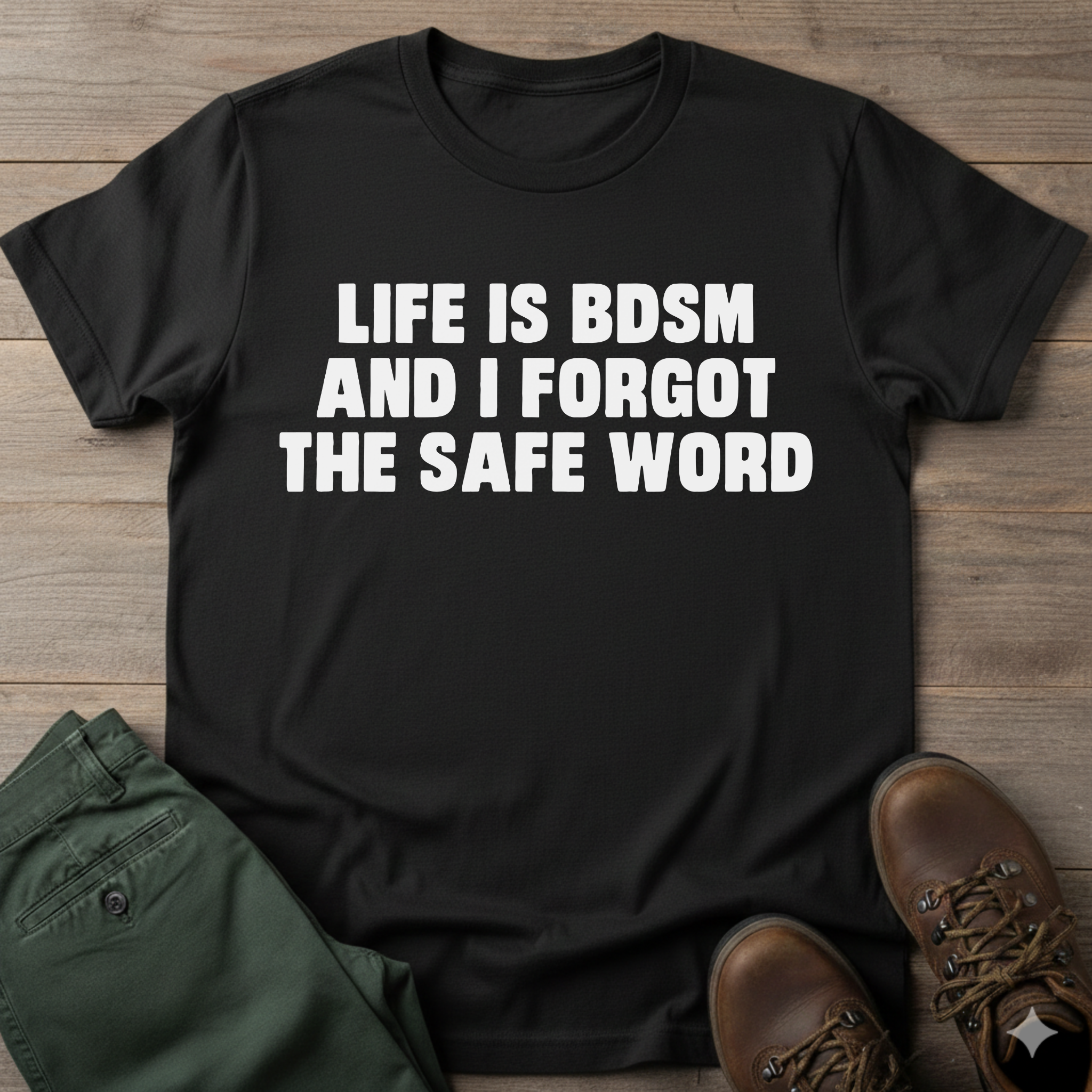 Life Is BDSM And I Forgot The Safe Word T-Shirt